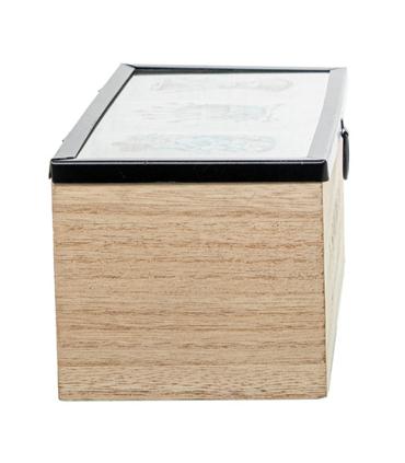 CAJA COSTURA MADERA C/TAPA CRISTAL