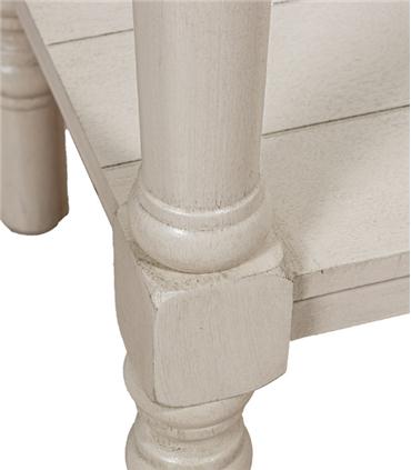 MESA ENTRADA MADERA 2 CAJONES BEIGE