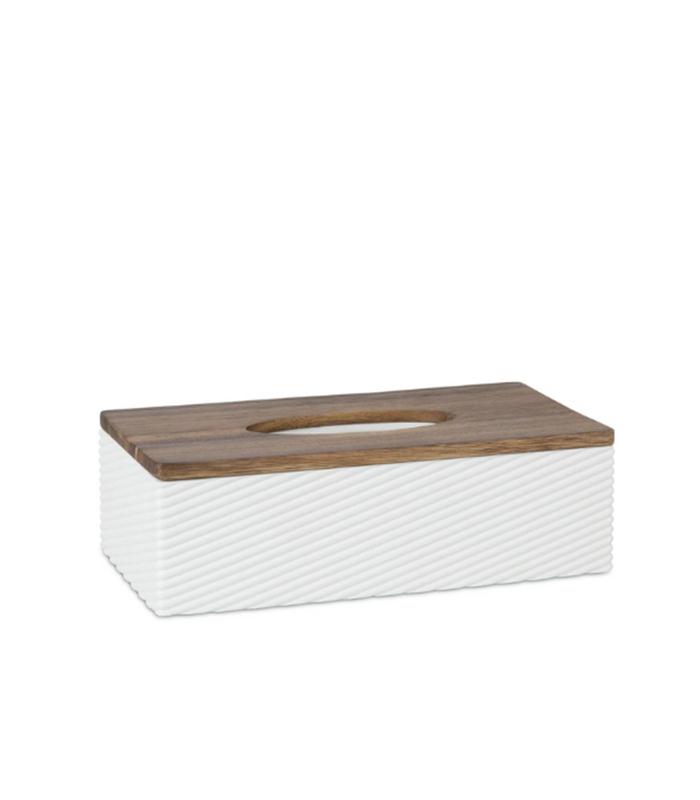 CAJA PAÑUELOS POLIRESINA/ACACIA STRIPES 