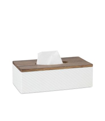 CAJA PAÑUELOS POLIRESINA/ACACIA STRIPES 