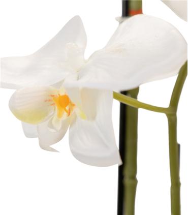 ORQUIDEA POLIESTER BLANCA 34X34X71CM