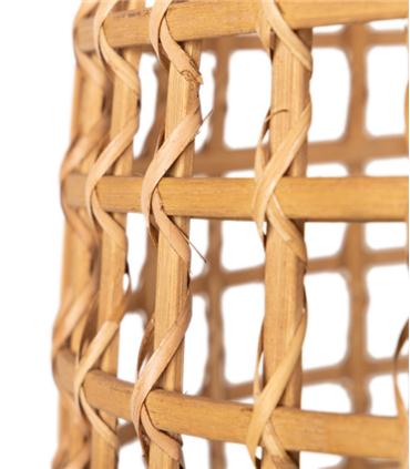 LAMPARA BAMBU 33.5X33.5X48.5CM