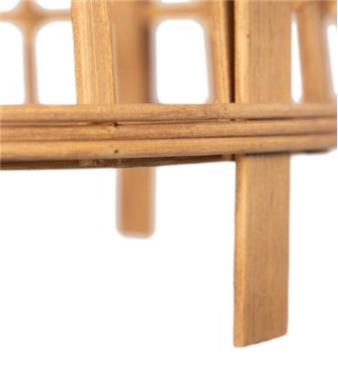 LAMPARA BAMBU 33.5X33.5X48.5CM