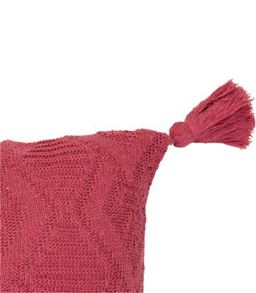COJIN HILO BORLONES VINO 60X15X40CM