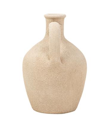 JARRON CERAMICA MARRON 17X17X30CM