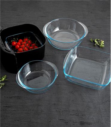 FUENTE VIDRIO  RED 20CM AIRFRYER PYREX