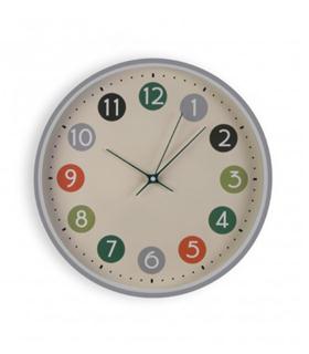 RELOJ DE PARED MULTICOLOR 30CM
