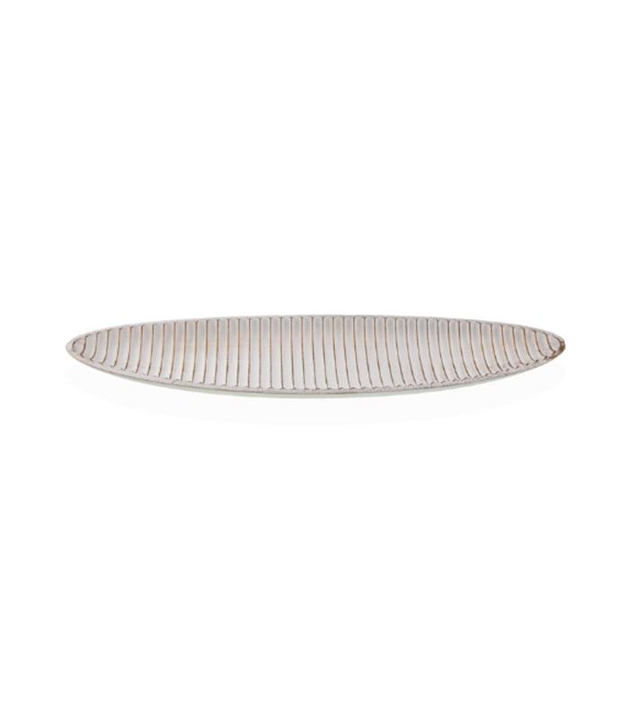 CENTRO DE MESA ALARGADO DORADO 58CM