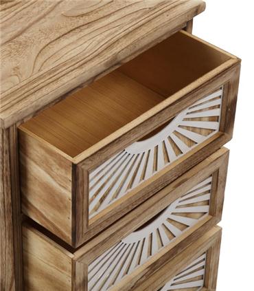 CAJONERA 3 CAJONES ADDA MARRON