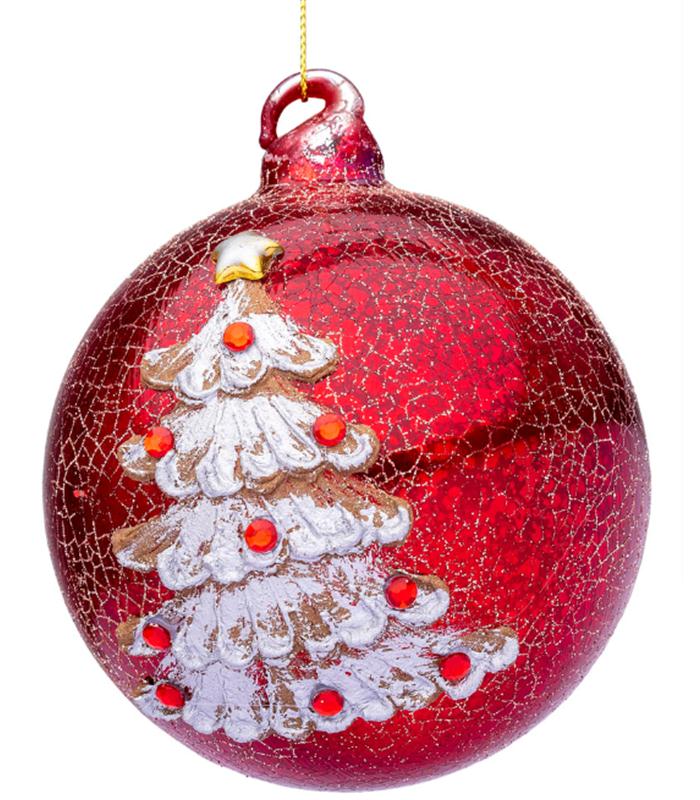 BOLA VT FLORID PINO ROJO 10CM