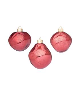 CORGANTE VIDRIO ORGANIC ROJO SURTIDO 8CM