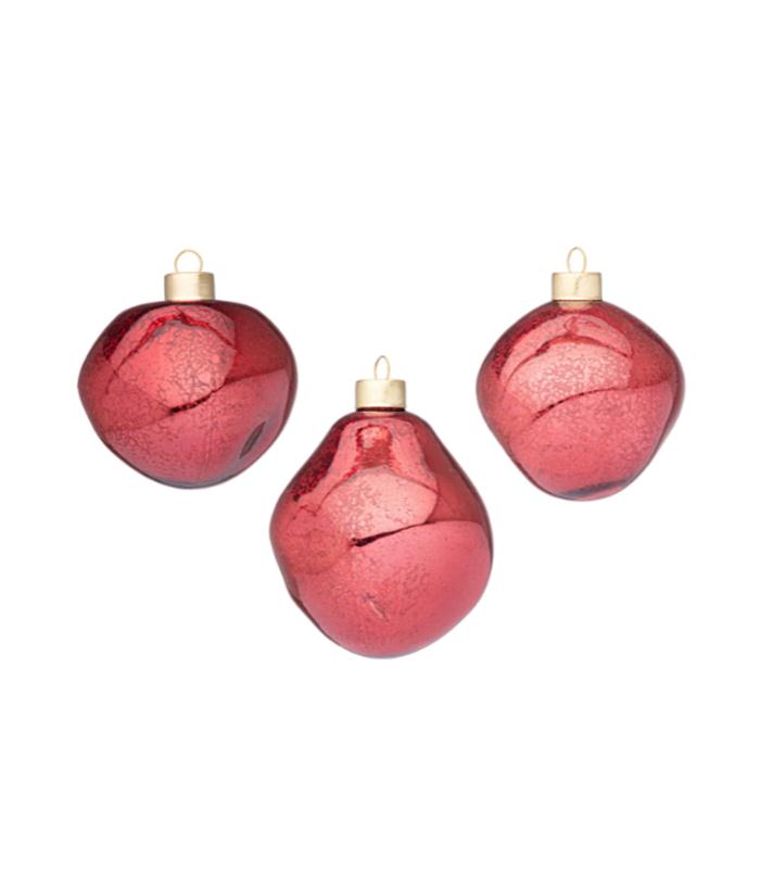 CORGANTE VIDRIO ORGANIC ROJO SURTIDO 8CM