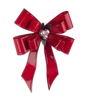 DECORACION METAL ALBERTO ROJO 41.5CM