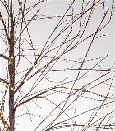 ARBOL BUNCH MARRON 2000 MICROLED 210CM