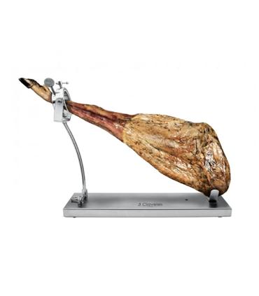 SOPORTE JAMONERO INOX PRO PLEGABLE CABEZAL GIRATORIO 3 CLAVELES