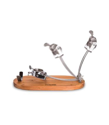 SOPORTE JAMONERO PLEGABLE CABEZAL GIRATORIO 3 CLAVELES