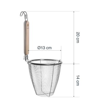 COLADOR MALLA 14CM PARA PASTA