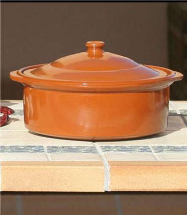 COCOTE BARRO CLASICA CON TAPA 32CM CORZANA