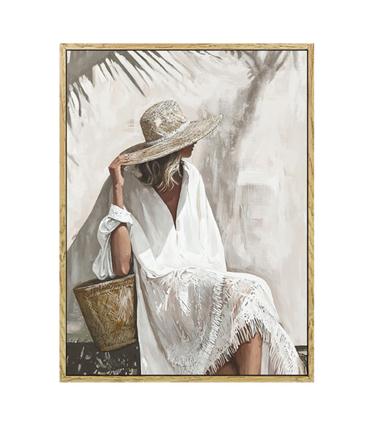 PAREJA CUADRO MUJER 30X40CM