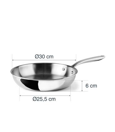 SARTEN TRICHEF 30CM LACOR