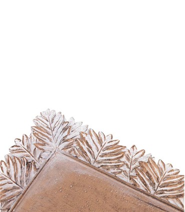 CENTRO DE MESA RESINA MARRON 25X15X3CM