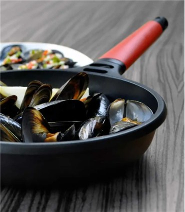 SARTEN INDUCTION 18CM MANGO ROJO CASTEY