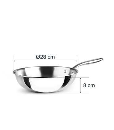 WOK TRICHEF 28CM
