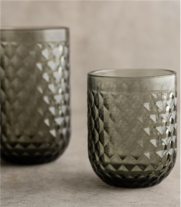 JGO. 6 VASOS 26CL GRIS ELITE BIDASOA 