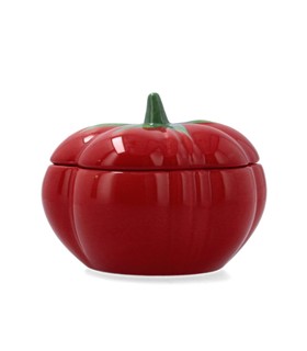 BOL CON TAPA TOMATE 15.5X12CM VEGA BIDASOA 