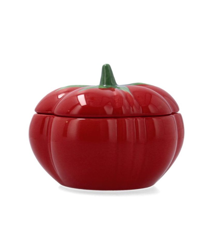 BOL CON TAPA TOMATE 15.5X12CM VEGA BIDASOA 