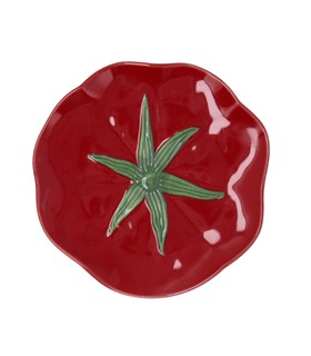 PLATO TOMATE 21.5X20.5CM VEGA BIDASOA
