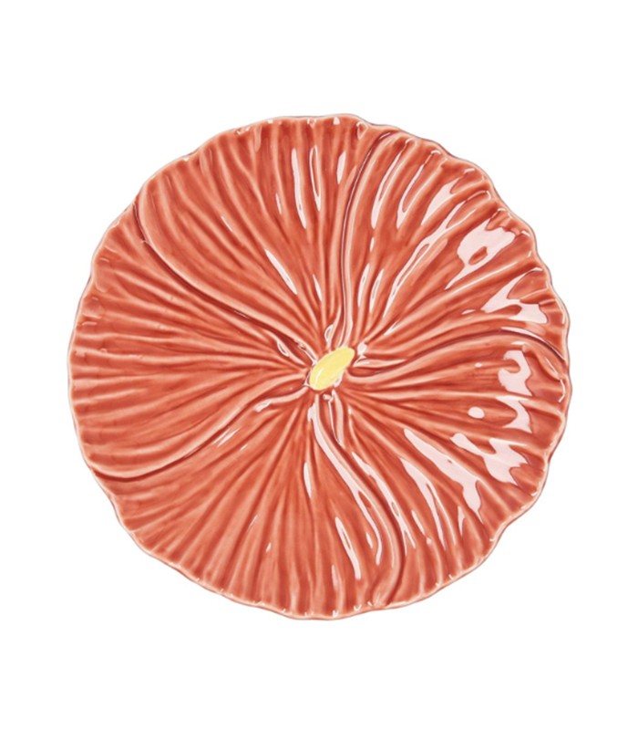 PLATO FLOR 21CM ROJO SILVESTRE BIDASOA
