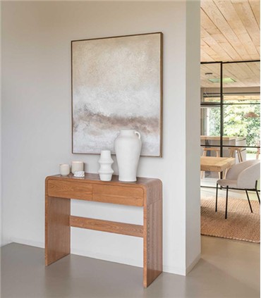 MESA CONSOLA FRESNO OSC. 90X40X78CM