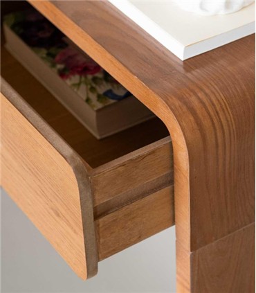 MESA CONSOLA FRESNO OSC. 90X40X78CM