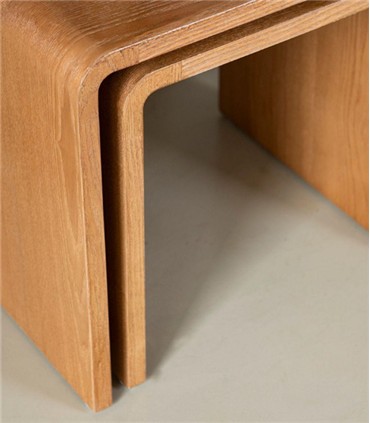 MESA AUXILIAR FRESNO OSCURO 36 x 34 x 36 CM