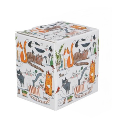 TAZA INFUSOR BOLA GATOS LAZY