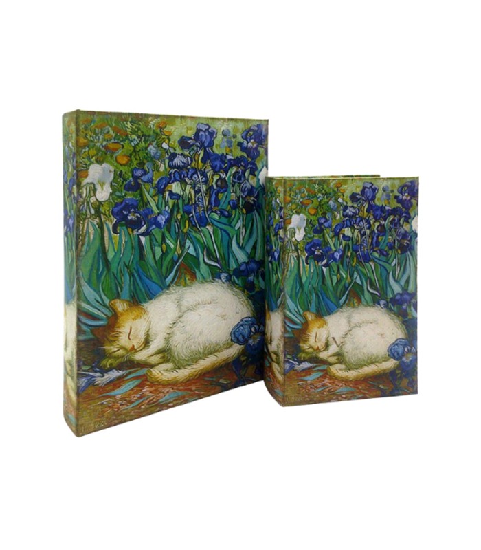 CAJA LIBRO GATO 27 x 17,50 x 7CM