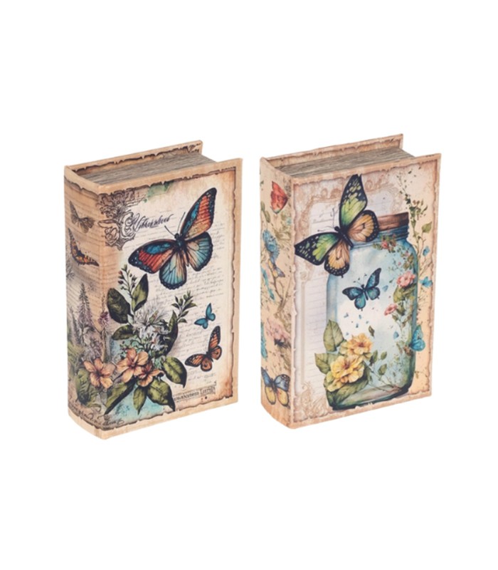 CAJA LIBRO MARIPOSAS SURTIDO