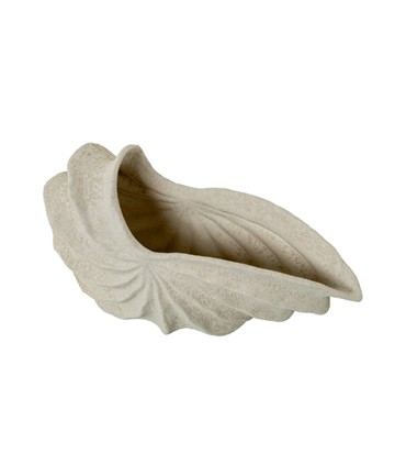 JARRON CERAMICA 24CM CONCHA ABSTRACTA 